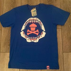 Blue Johnny Cupcakes Snack Attack shirt
